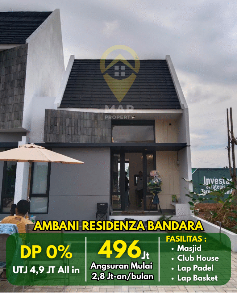 Rumah Dekat Bandara Ambani Residenza – Mulai 400 Jutaan