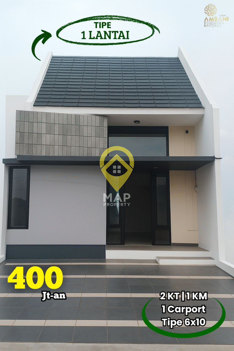 Ambani Residenza Rumah Cantik Dekat Bandara, 400 Jutaan