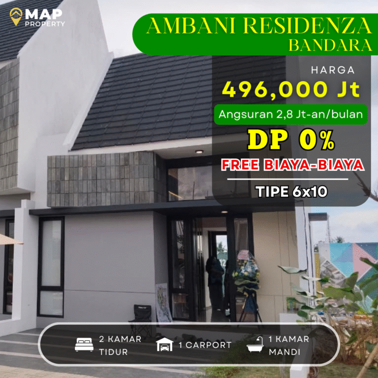 Rumah Jalan Poros Mandai, Harga Mulai 400 Jutaan